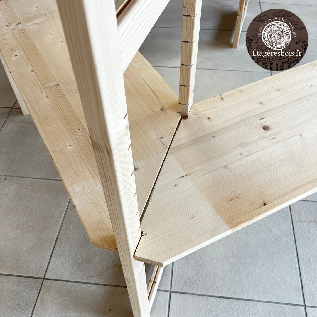 Tablette angle 45° coté gauche